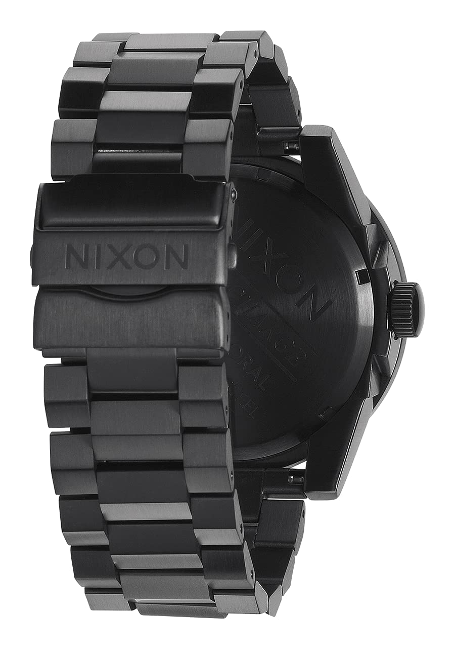 Nixon Corporal SS A346 XL Men's Watch - 48mm Watch Face, 24mm Stainless Steel Band, 100m Water Resistant - Perfect for Swimming, Diving & Everyday Wear