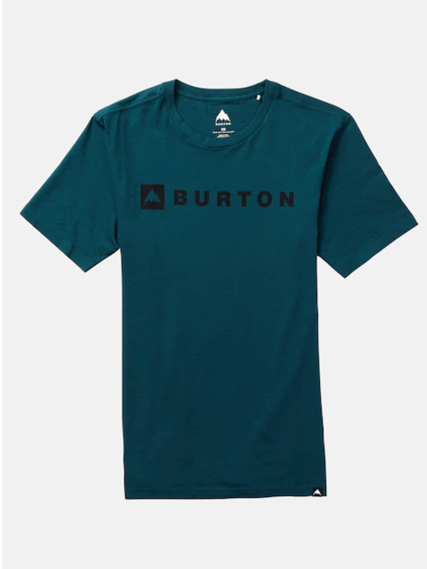 Burton Horizontal MTN Short Sleeve T-Shirt for Men - Comfortable Cotton Casual Tee for Outdoor Adventures & Streetwear Style