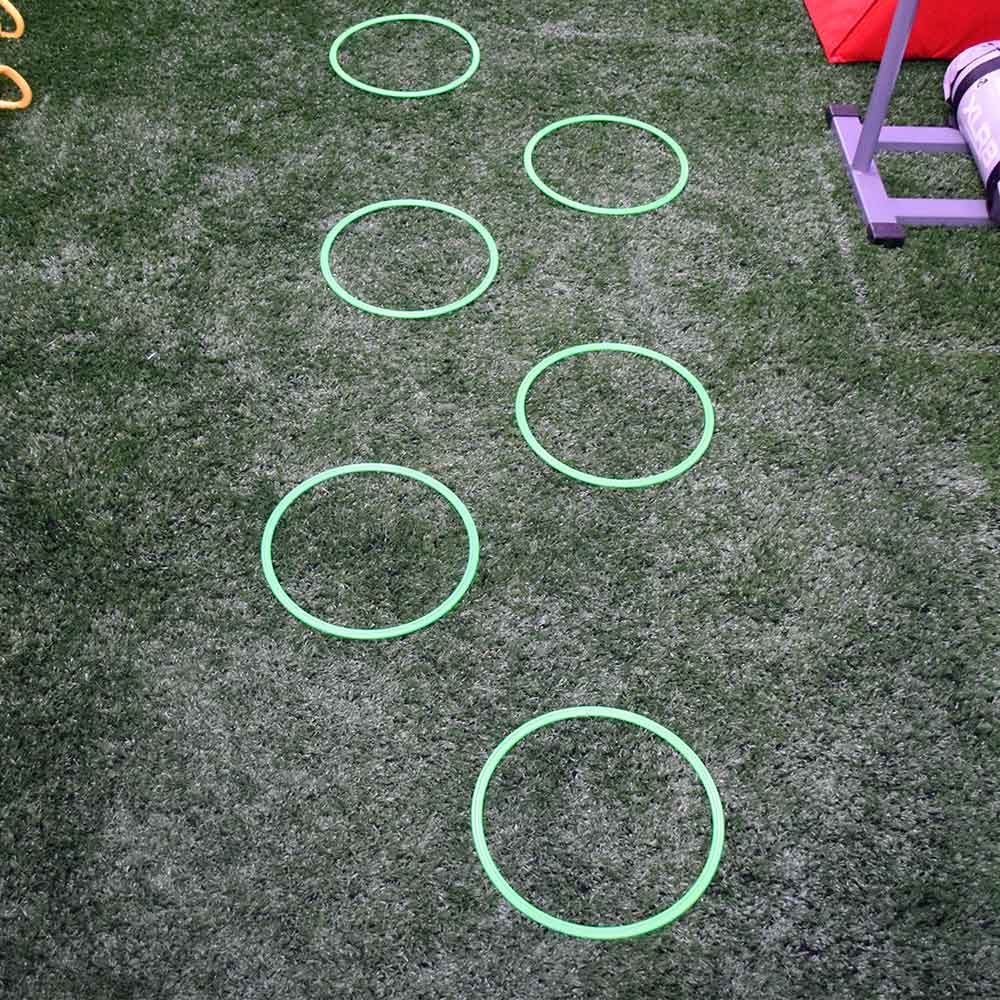 XLR8 Agility Rings - Speed Training Cones for Soccer, Football & Fitness Drills - Perfect for Athletes, Kids & Outdoor Sports Practice