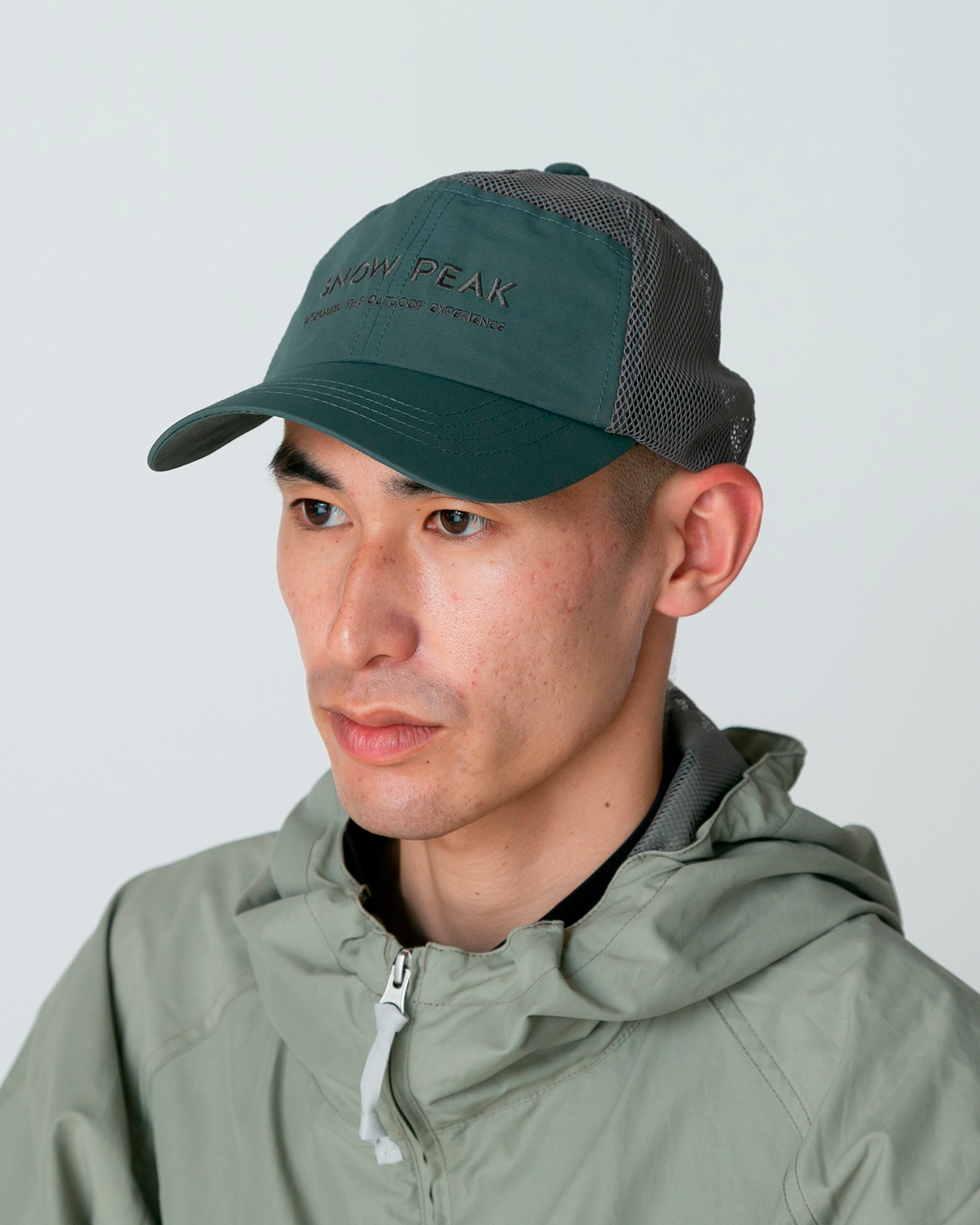 6-Panel Mesh Baseball Cap for Men - Breathable & Lightweight Adjustable Snapback Hat for Outdoor Sports, Running, Hiking & Casual Wear