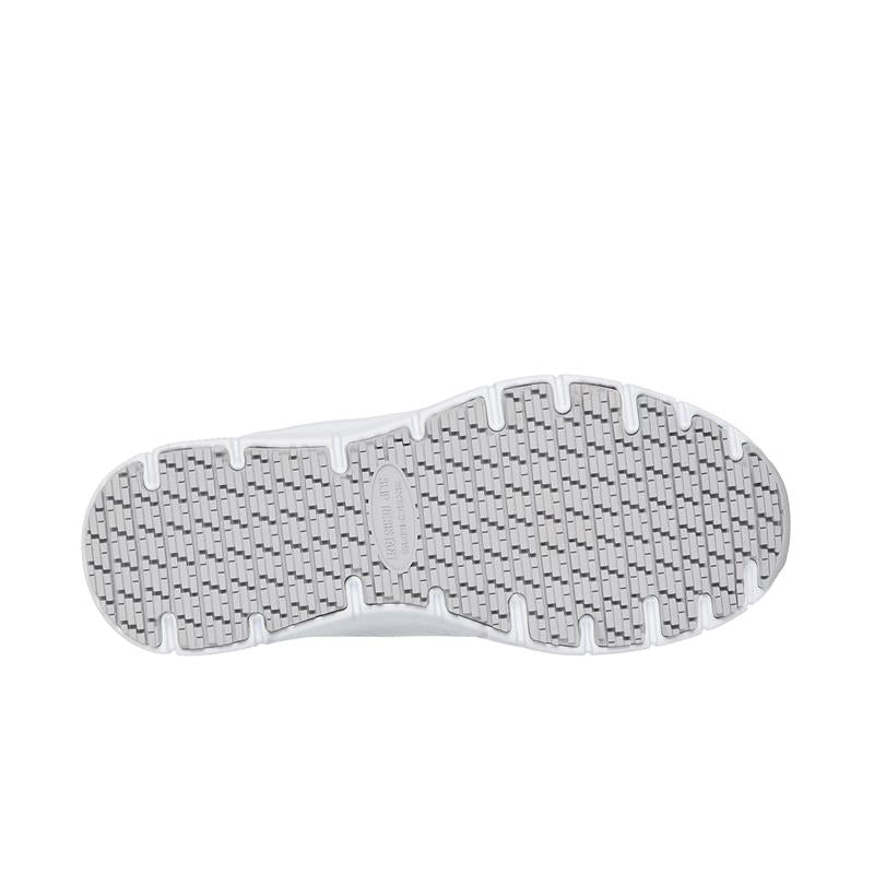 SLIP INS: NAMPA 108218/WHT - Comfortable Women's Slip-On Shoes for Casual Wear, Work & Everyday Use