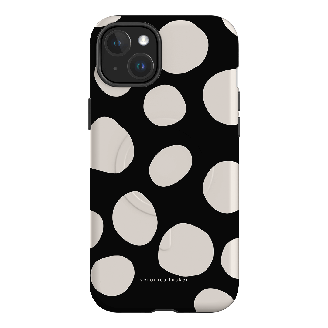 Premium Pebbles Noir Phone Case - Slim Protective Cover for iPhone & Samsung - Perfect for Everyday Use, Travel & Outdoor Activities