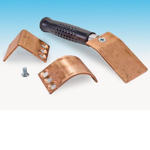 Eastwood Welders Helper Supportive 3x3 Set - Flat, Curve & Angle Copper Plates for Welding, Metal Fabrication & DIY Projects | Perfect for Automotive, Home Repair & Metalworking
