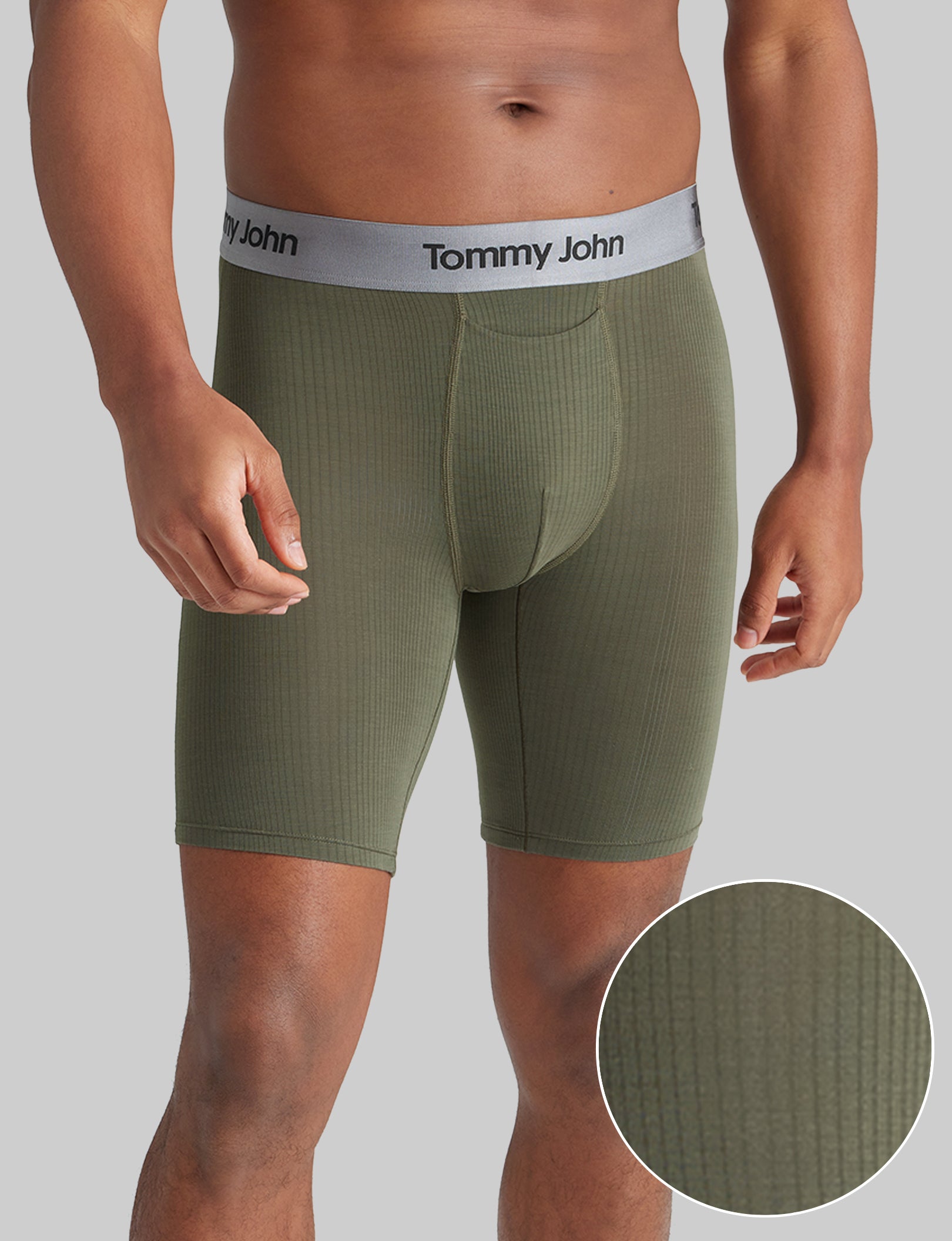 Premium Second Skin Luxe Rib Boxer Briefs - 8-Pack of Ultra Soft Men's Underwear for All-Day Comfort | Perfect for Workout, Lounge & Everyday Wear