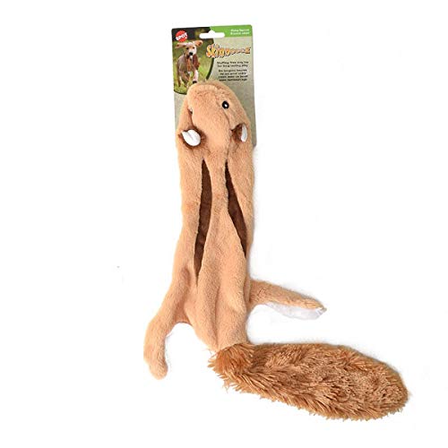 Spot Skinneeez Plush Flying Squirrel Dog Toy - 3 Pack of Soft Chew Toys for Small & Large Dogs - Interactive Play & Training Reward for Pets