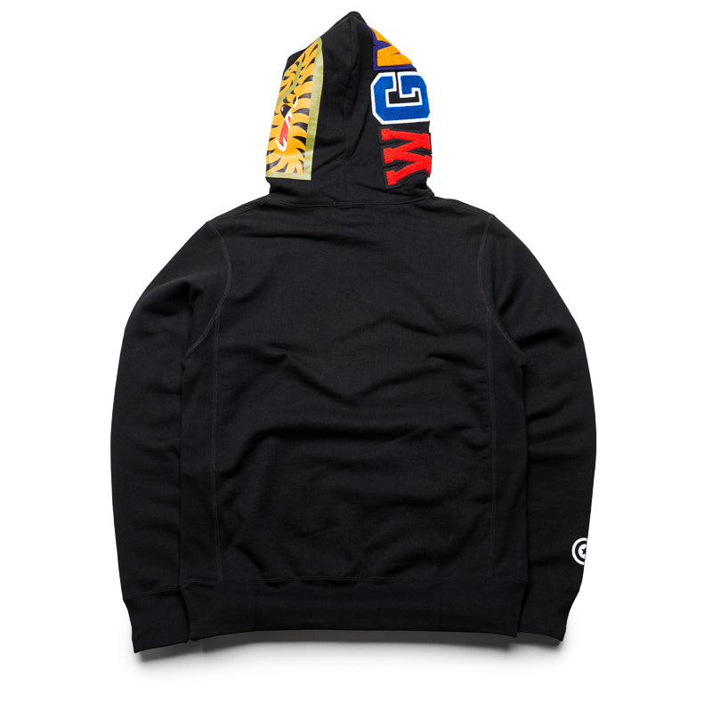 BAPE Shark Pullover Hoodie for Men - Black Zip Up Hooded Sweatshirt | Streetwear Fashion for Casual Wear & Urban Style