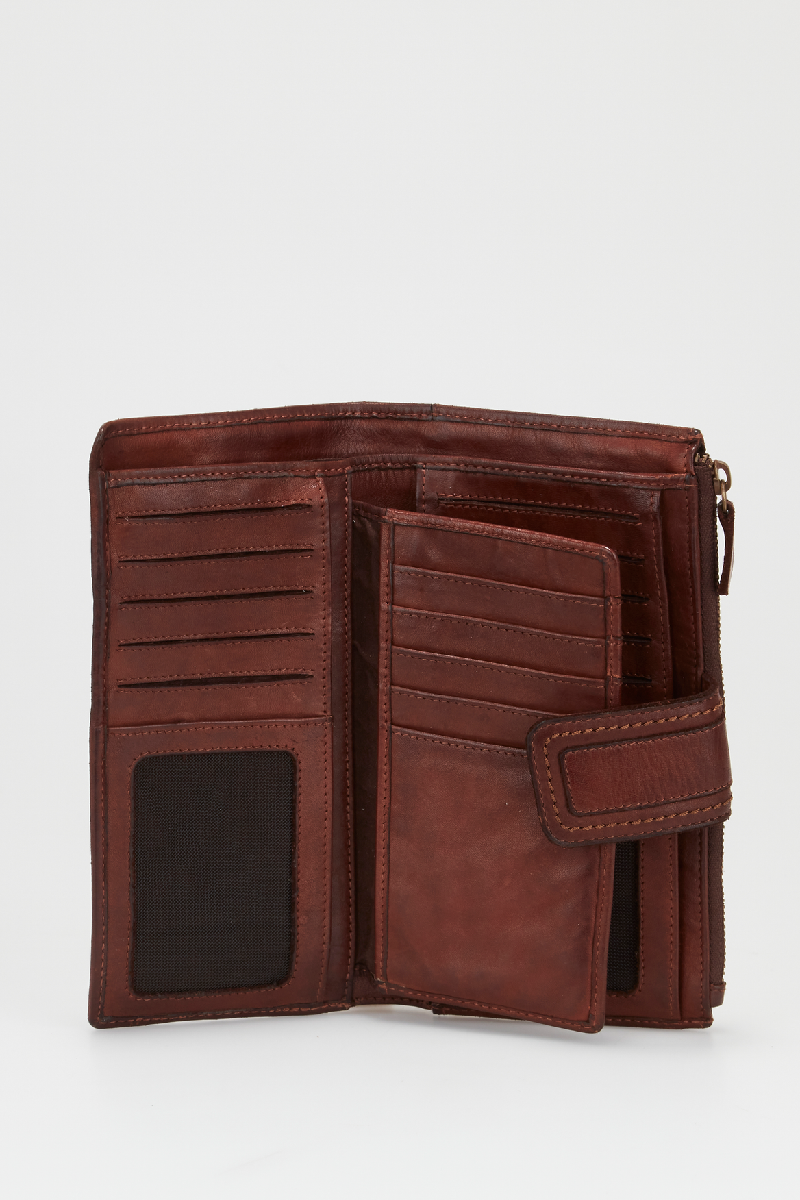 Premium Genuine Leather Large Wallet for Women & Men - RFID Blocking, Multiple Card Slots & ID Window - Perfect for Travel, Business & Everyday Use