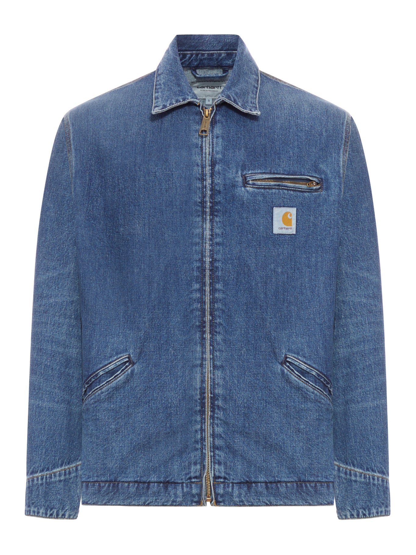 Carhartt WIP Denim Jacket for Men - Classic Blue Denim Workwear Jacket | Durable & Stylish for Outdoor Work, Casual Wear & Street Fashion