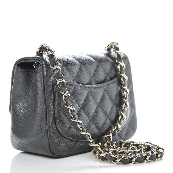 Chanel Mini Flap Bag in Dark Grey - Luxury Crossbody Purse for Women | Perfect for Evening Events, Date Nights & Special Occasions
