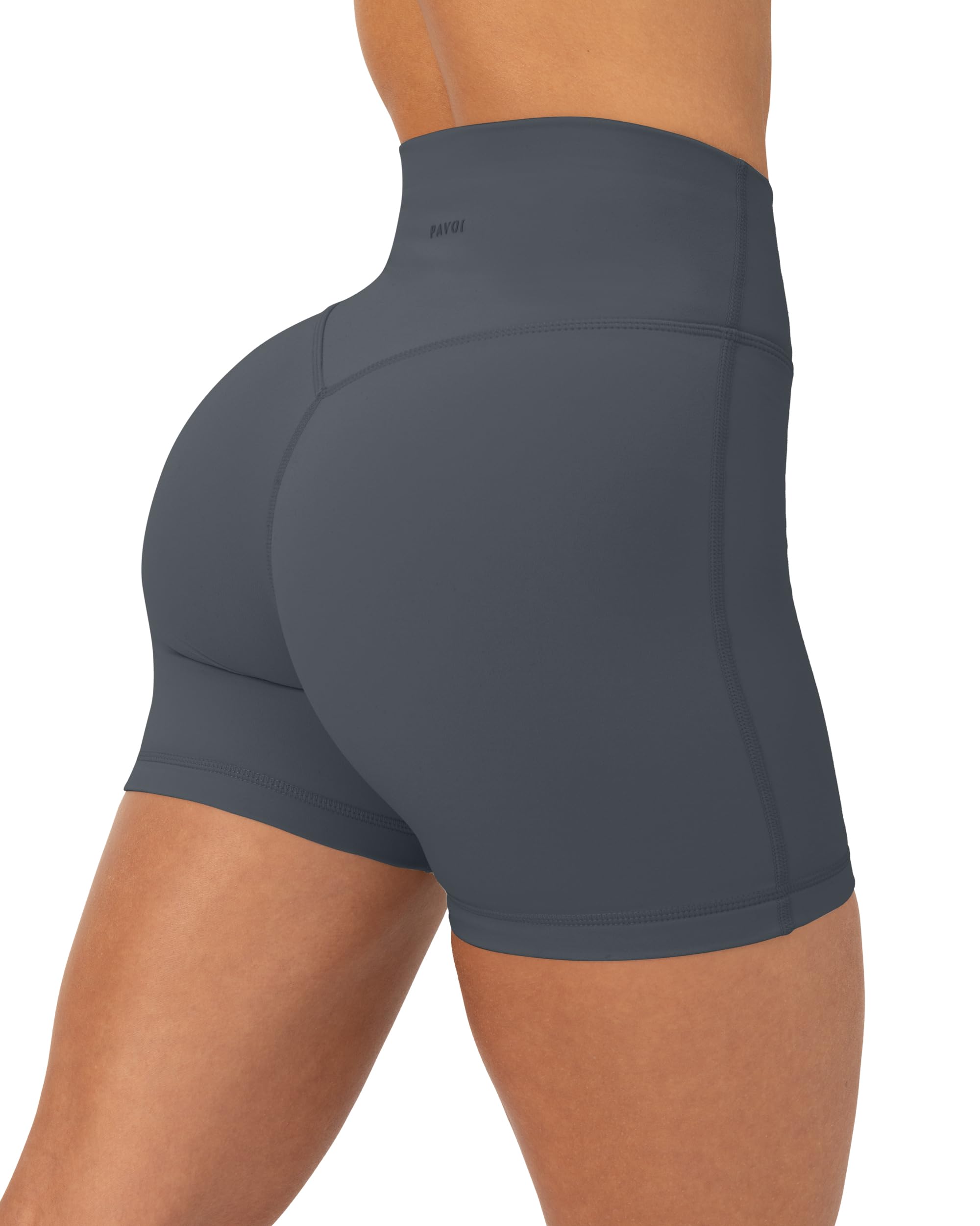 Buttery Soft High Waisted Yoga Shorts for Women - 4
