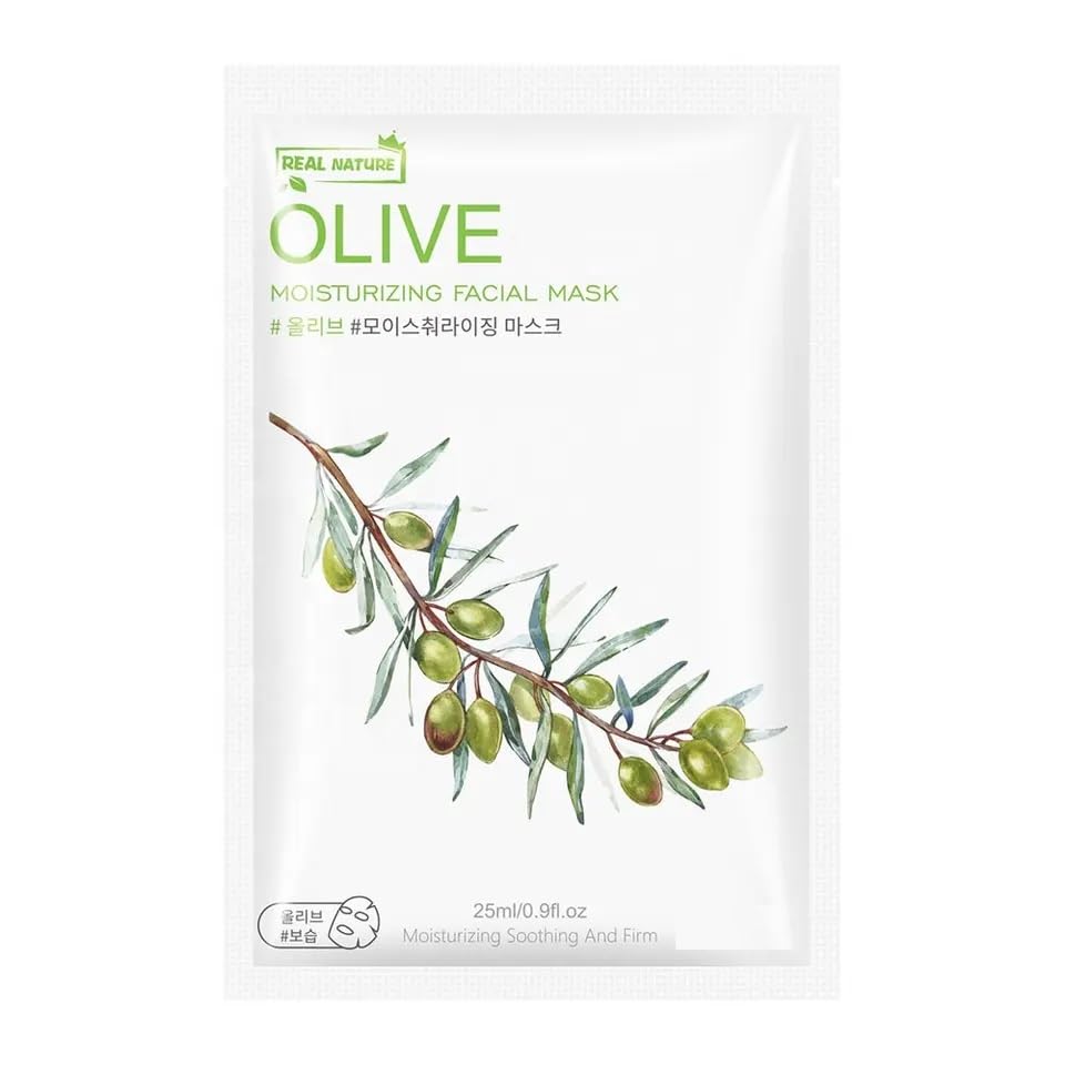 Hydrating & Anti-Acne Face Sheet Mask with Serum - Pack of 8 (25ml*8=200ml) for Clear Skin & Deep Moisturizing - Perfect for Daily Skincare Routine & Spa Night