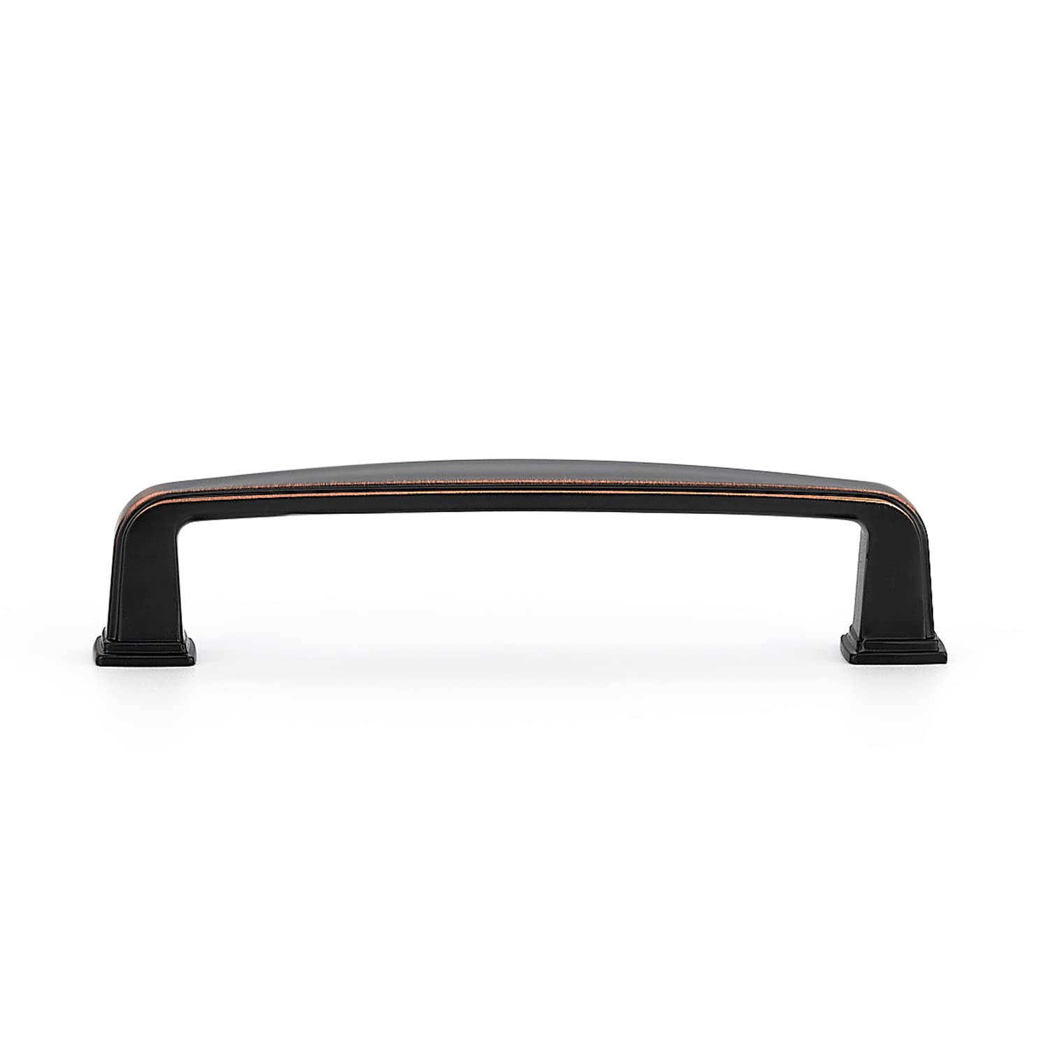 Ravinte 5 Pack Solid 3-3/4 Inch Oil Rubbed Bronze Cabinet Handles & Drawer Pulls - Durable Kitchen Cabinet Hardware for Cabinets, Cupboards & Drawers - Perfect for Home Renovation & DIY Projects