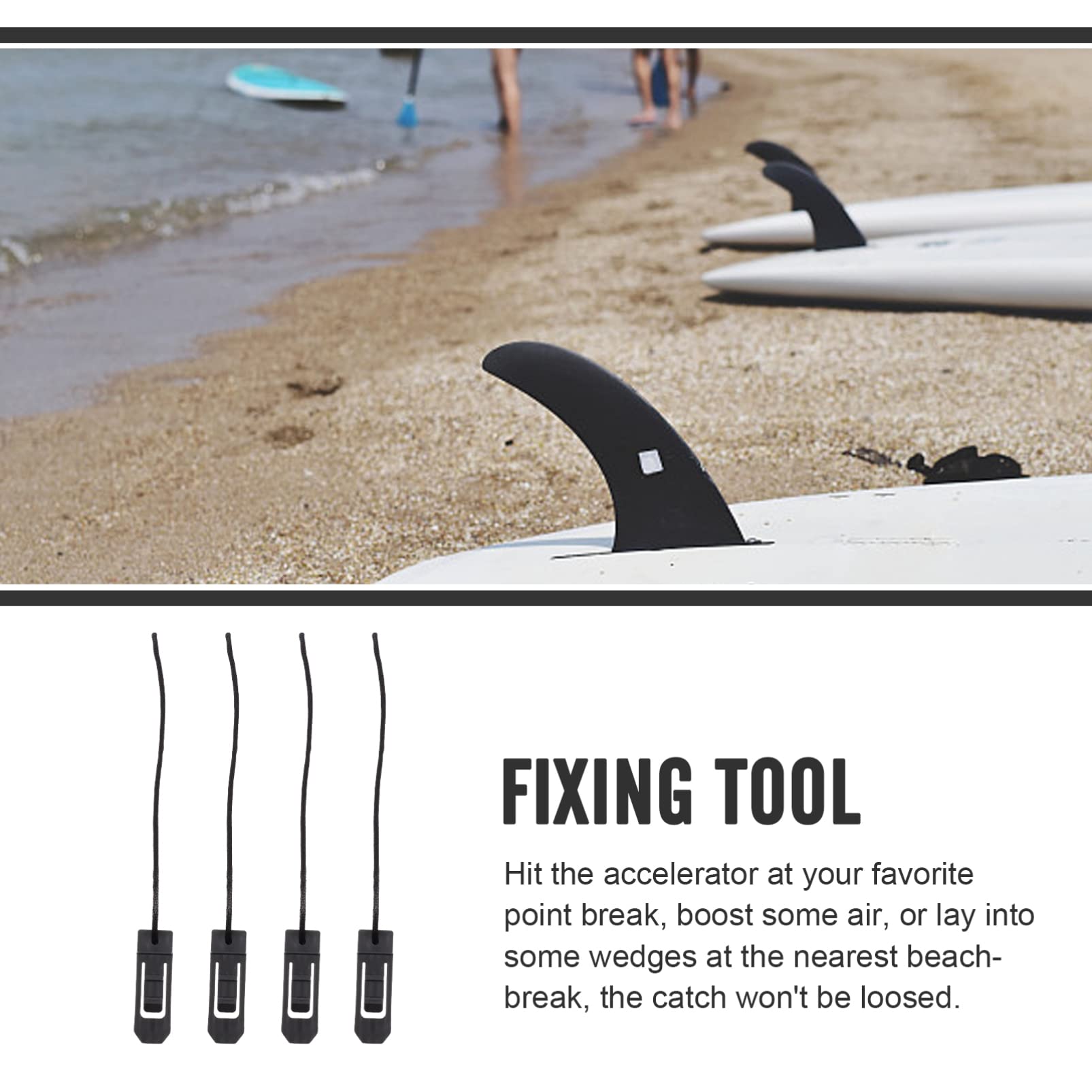 4 Pcs Universal Water Separator Cap Clip - Steering Wheel & Canoe Accessory, Kayak Tail Clip Retainer, Durable Plastic Threaded Component for Car, Boat & Outdoor Use