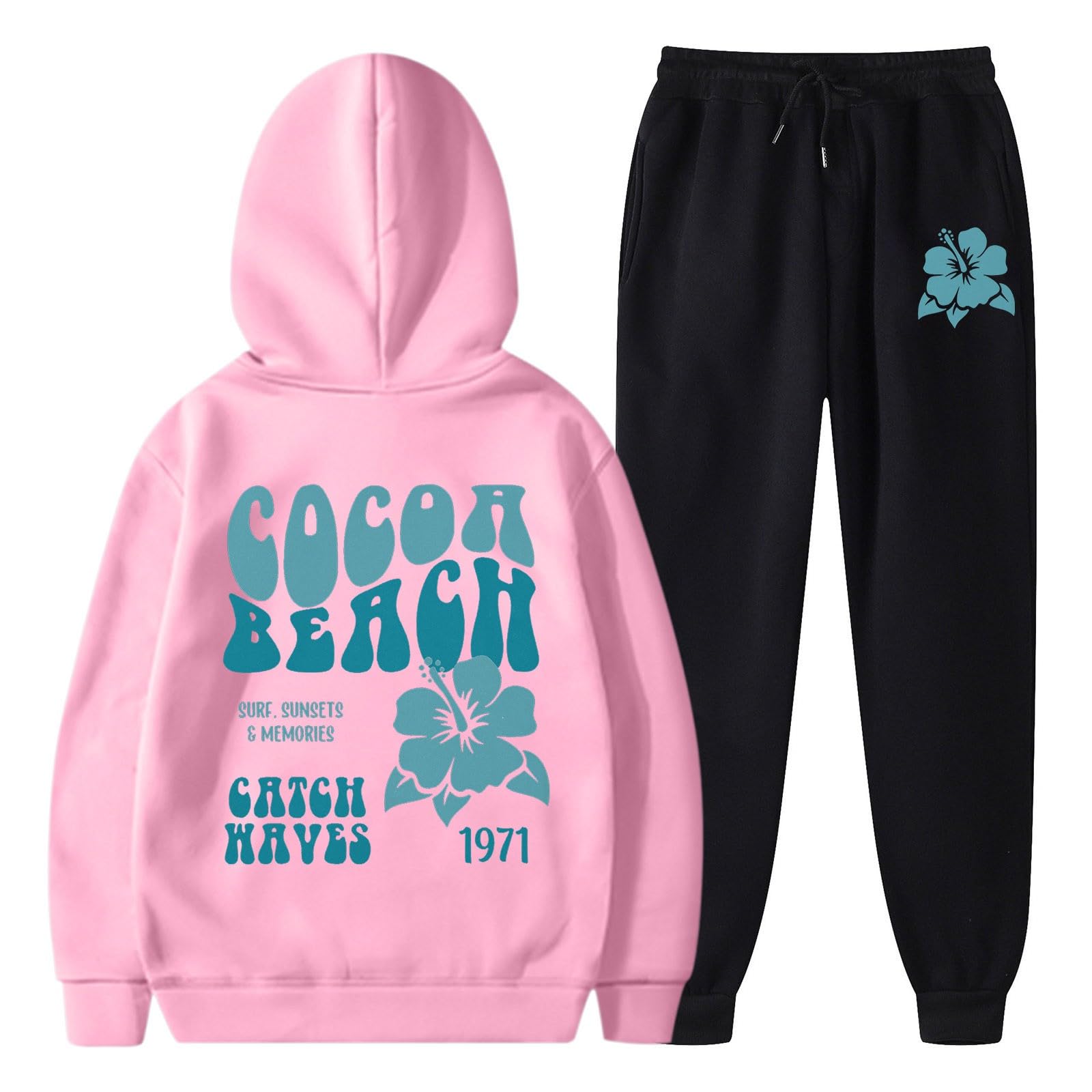 Women's 2-Piece Lounge Sets - Soft Crew Neck Tops & Comfortable Pants - Fall Athletic Wear for Yoga, Running & Casual Outfits | Cozy Homewear & Gym Outfits