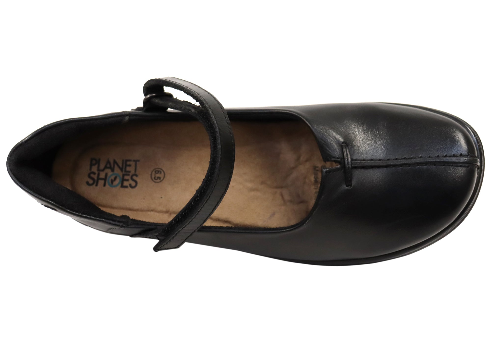 Planet Shoes Women's Ballet Mary Jane Flats - Comfortable Leather Slip-On Shoes for Work, Office & Casual Wear
