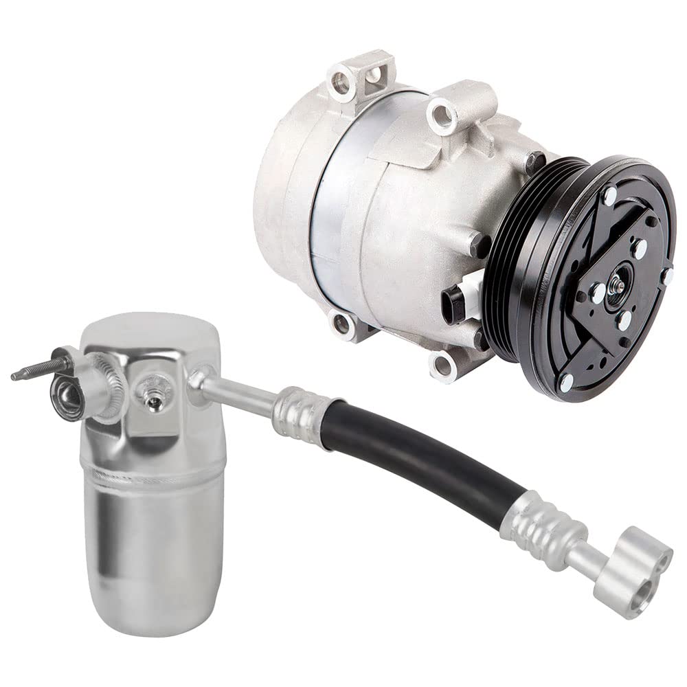 1998-2002 Chevy Camaro & Pontiac Firebird AC Compressor with A/C Drier - Replacement Part 60-86140R2 by BuyAutoParts - Perfect for Summer Cooling & Auto AC System Repair