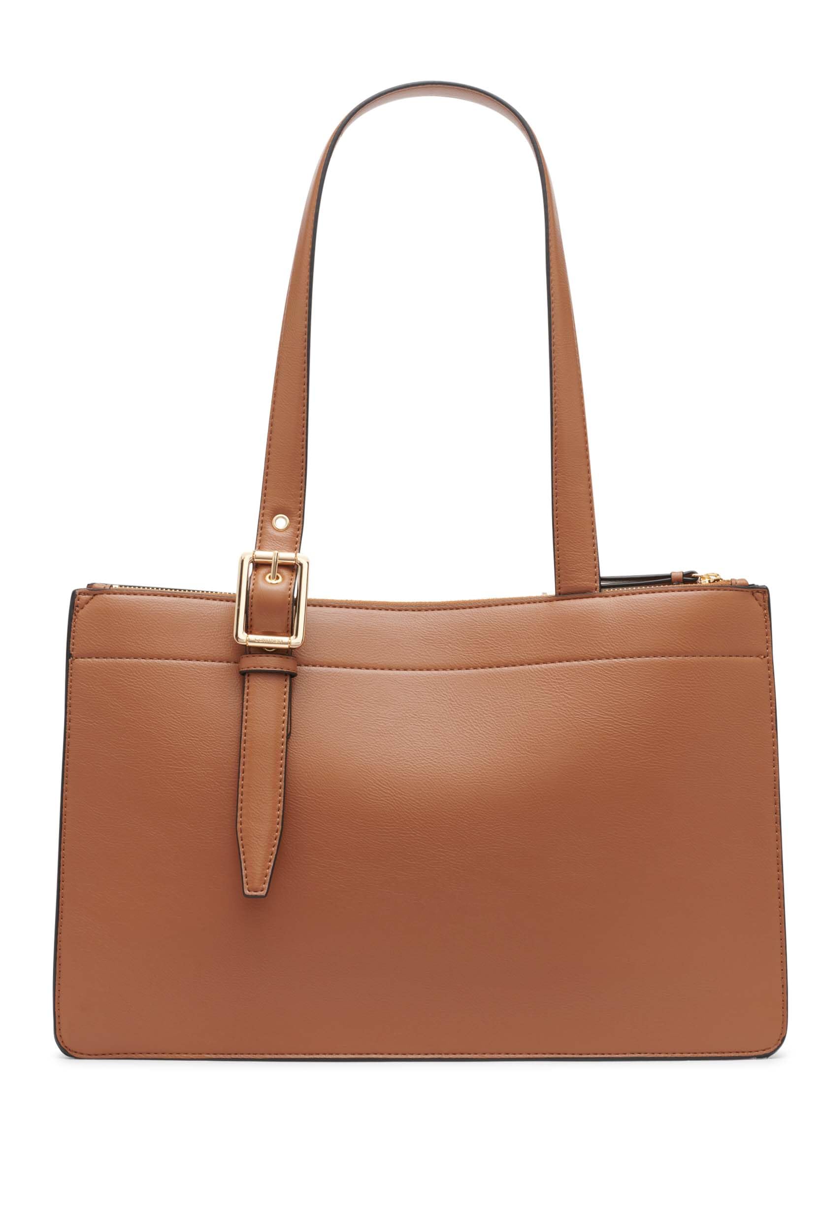 Calvin Klein Havana Novelty Organizational Tote Bag - Stylish & Spacious Women's Work Tote with Multiple Pockets - Perfect for Office, Travel & Everyday Use
