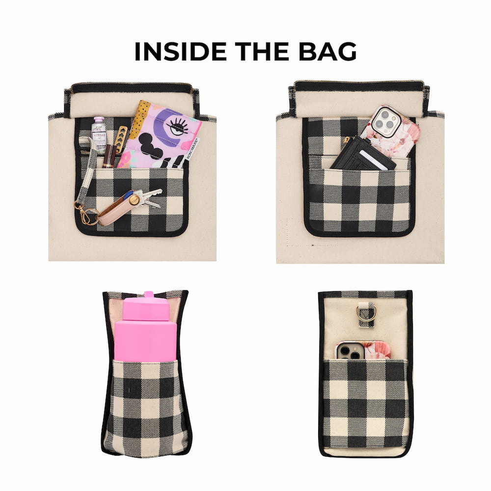 Structured Canvas Tote Bag - Natural Eco-Friendly Small Handbag for Women, Perfect for Shopping, Work, and Daily Use