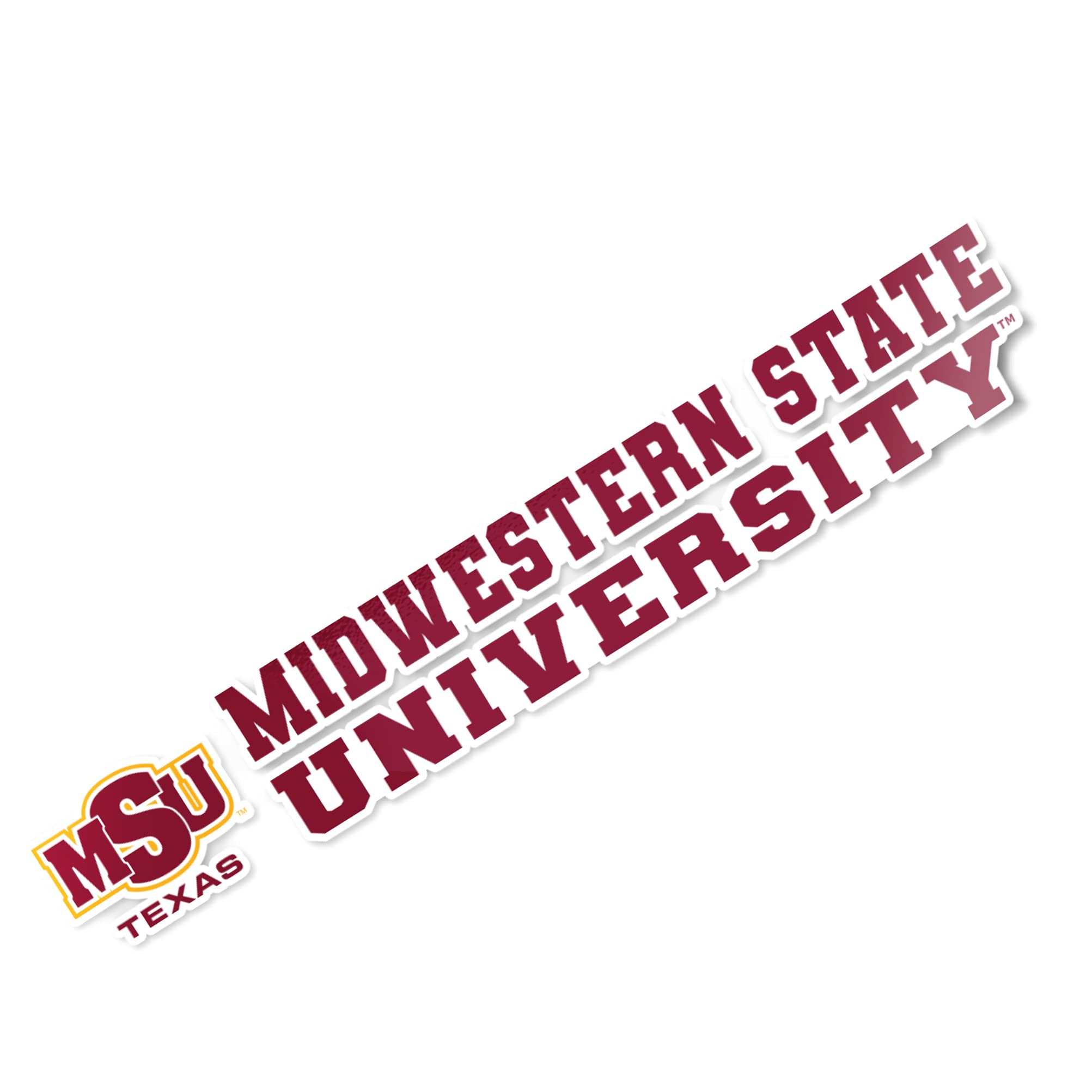 MSU Mustangs Vinyl Decal Sticker - 8 Inch Desert Cactus Design for Laptop, Water Bottle, Car & Scrapbook | Western State University Logo | Perfect for College Pride, DIY Crafts & Gifts