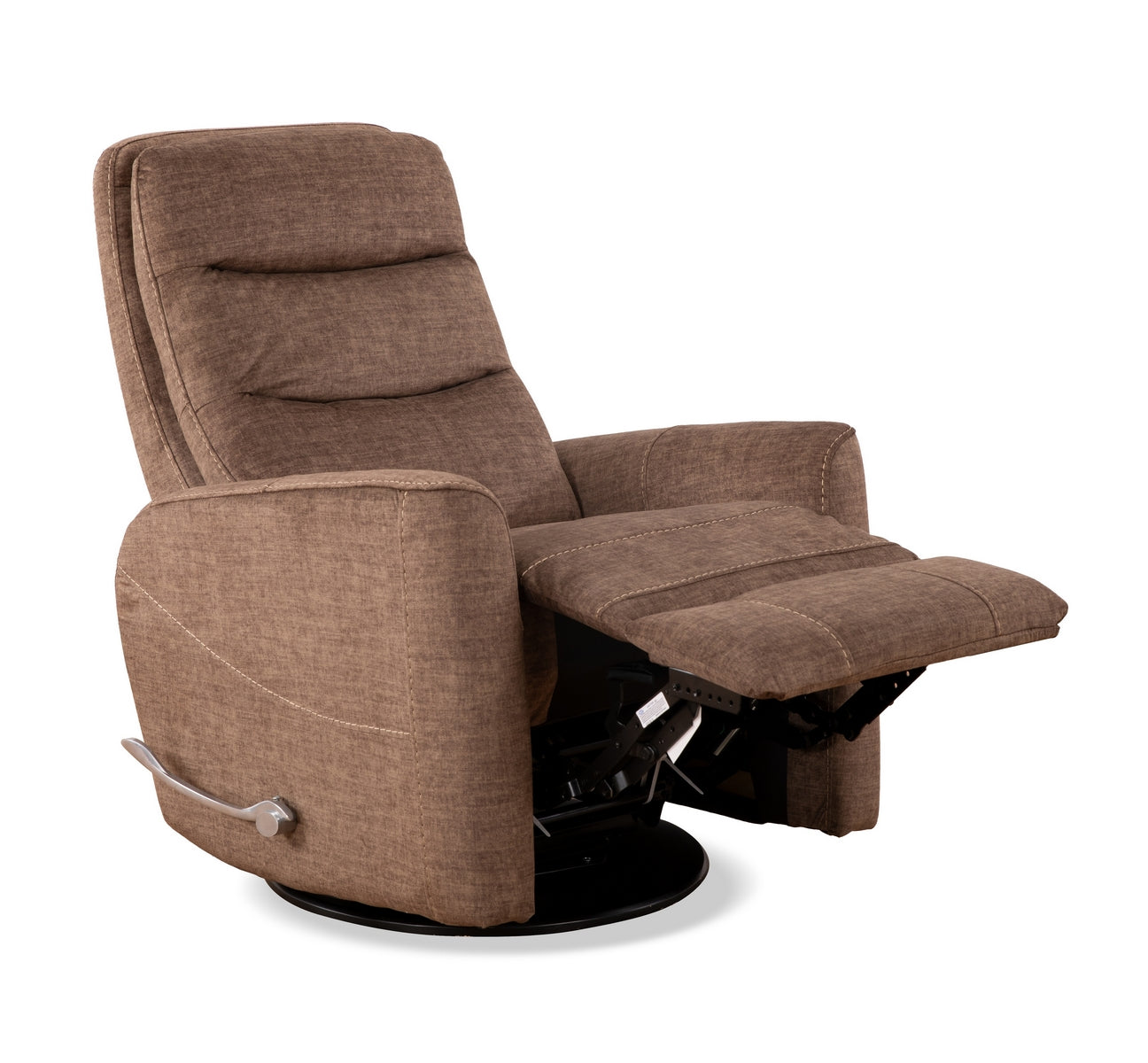 Chocolate Brown Comfort Glide Recliner Chair - Plush PU Leather Power Lift Recliner for Living Room, Home Theater & Elderly Care - Easy Adjustable with Remote Control