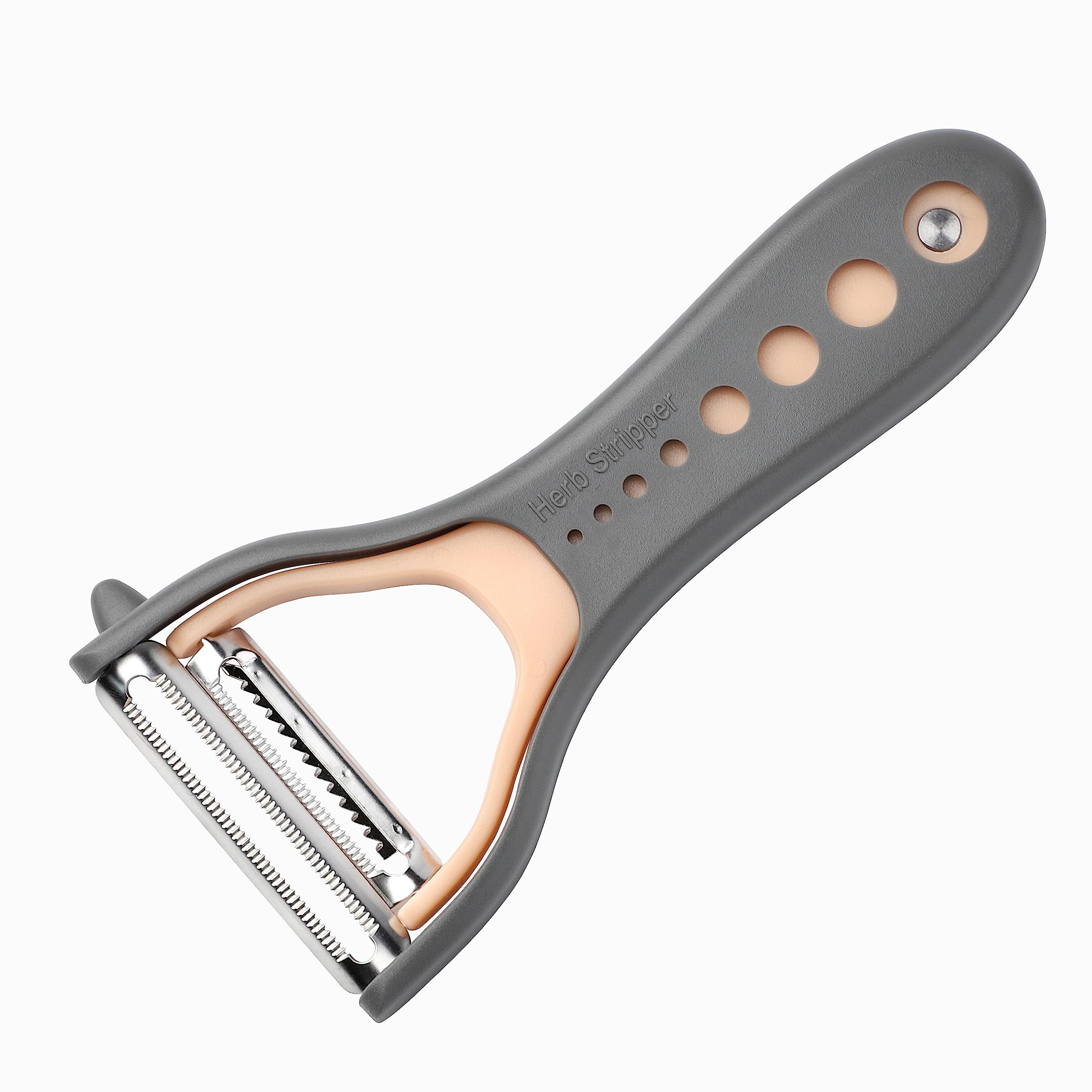 Premium Stainless Steel Y-Shaped Vegetable Peeler - Efficient Potato, Carrot & Cucumber Peeler with Herb Stripper for Professional & Home Kitchens | Ideal for Meal Prep, Salad Making & Cooking