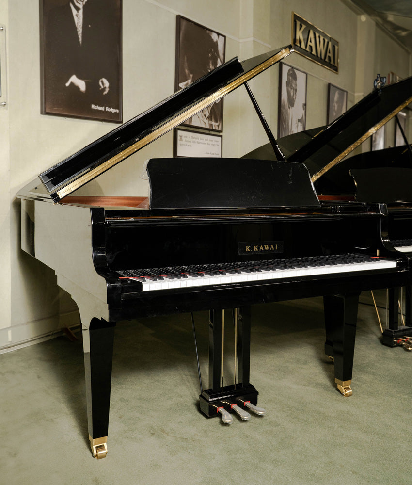 2024 GL 50 6'2 Conservatory Grand Piano - Polished Ebony Finish | Premium Used Grand Piano for Home, Studio & Concert Hall | Perfect for Classical Performances & Professional Music Production