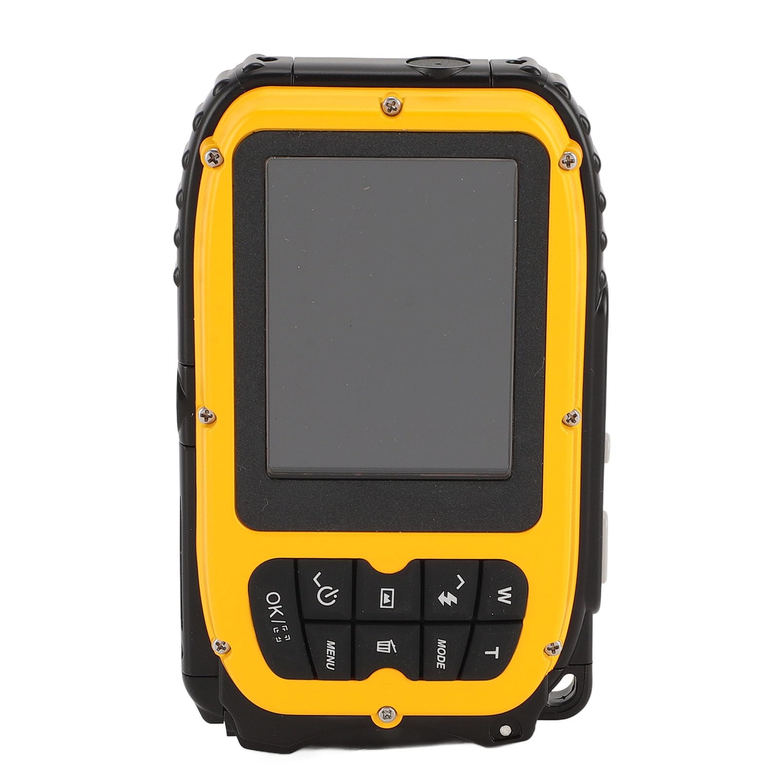 Waterproof Underwater Camera 4K HD 650mAh Rechargeable - Yellow Diving Camera for Snorkeling, Scuba Diving & Marine Photography