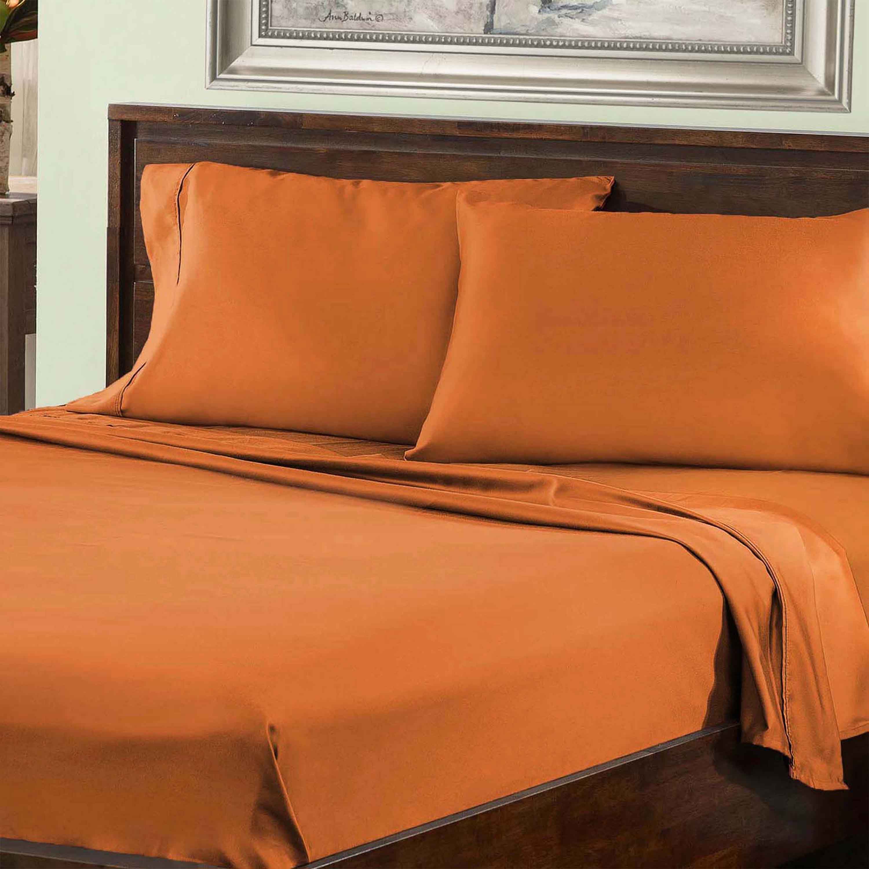 800 Thread Count Cotton Blend Deep Pocket Sheet Set - Ultra Soft & Breathable Bed Sheets for Queen & King Size Beds - Perfect for Luxury Hotels & Home Bedroom Decor