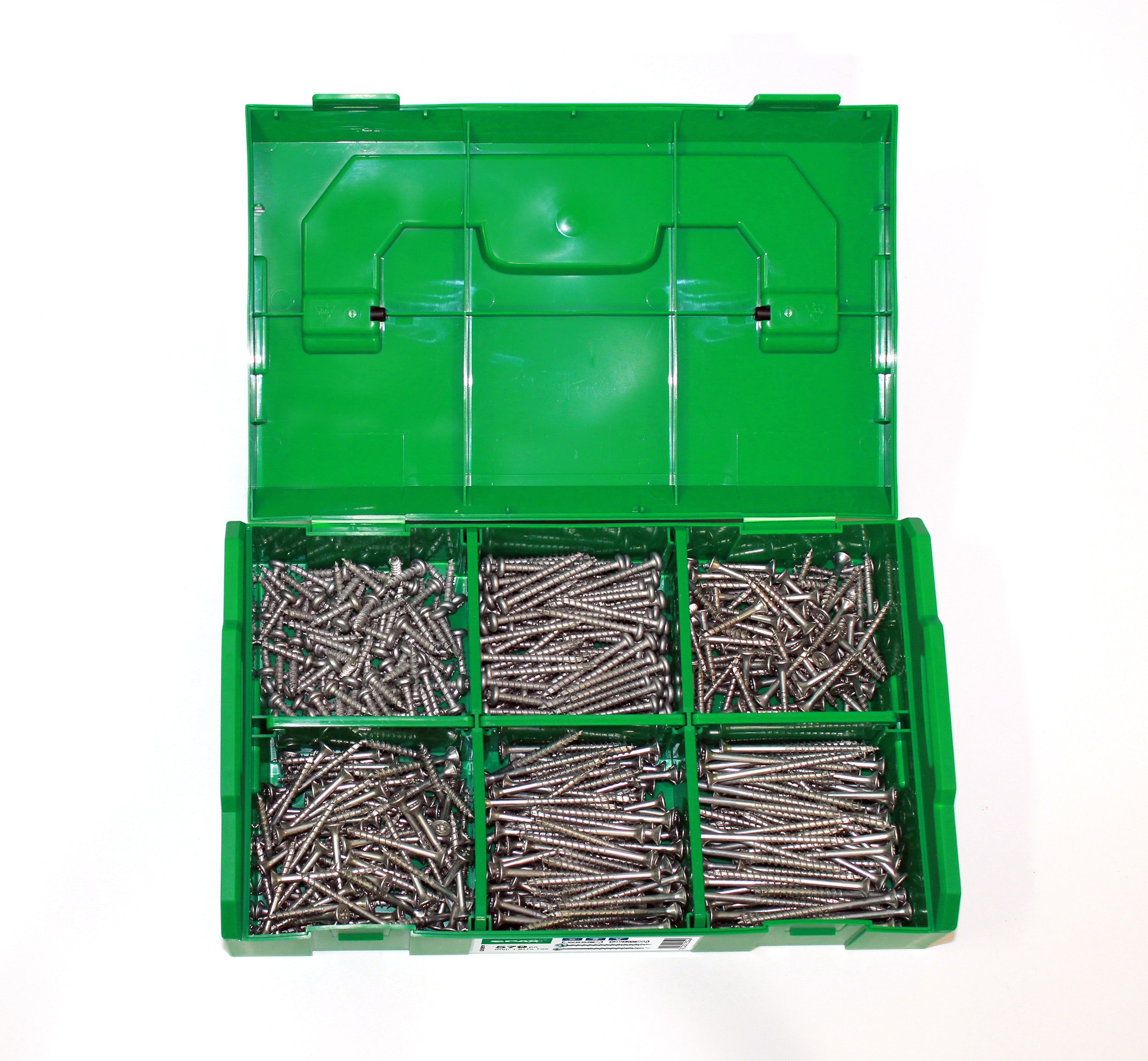 Spax 579-Piece Screw Assortment Kit - Wood Screws, Deck Screws & Construction Screws for DIY Projects, Home Improvement & Woodworking