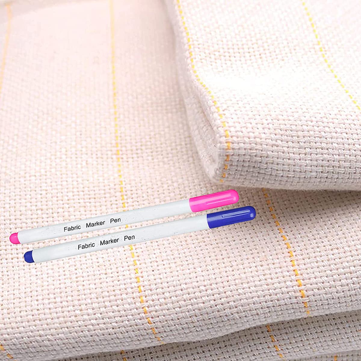Premium Y-Axis Punch Needle Cloth with Pre-Marked Grid Lines - 4x5 Ft Monks Fabric for Rug Tufting, Embroidery & DIY Crafts - Includes 2 Fabric Marker Pens - Perfect for Beginners & Professional Textile Artists
