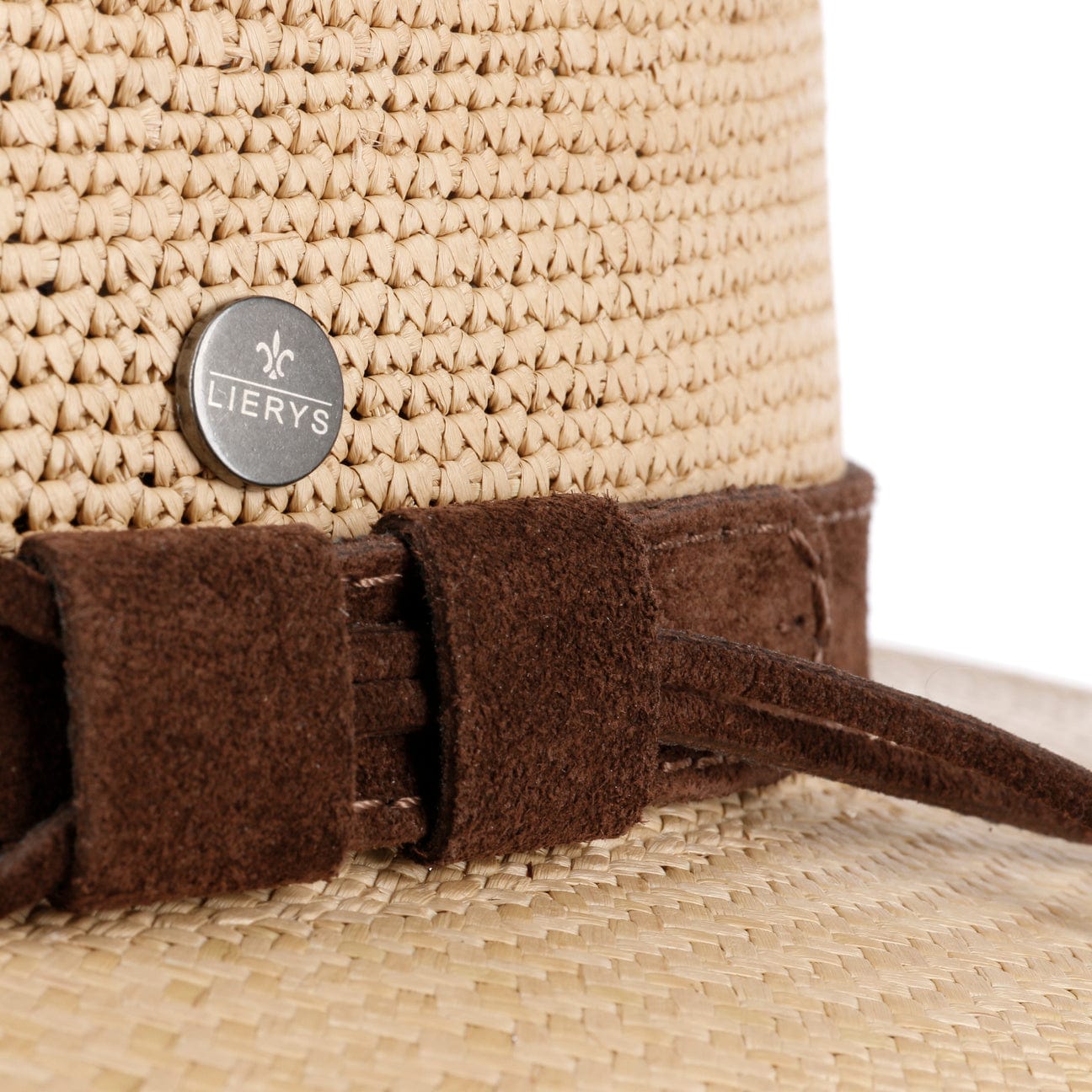 Lierys Handmade Crochet Crown Panama Hat for Women - Stylish Summer Beach Hat for Outdoor, Travel, and Vacation