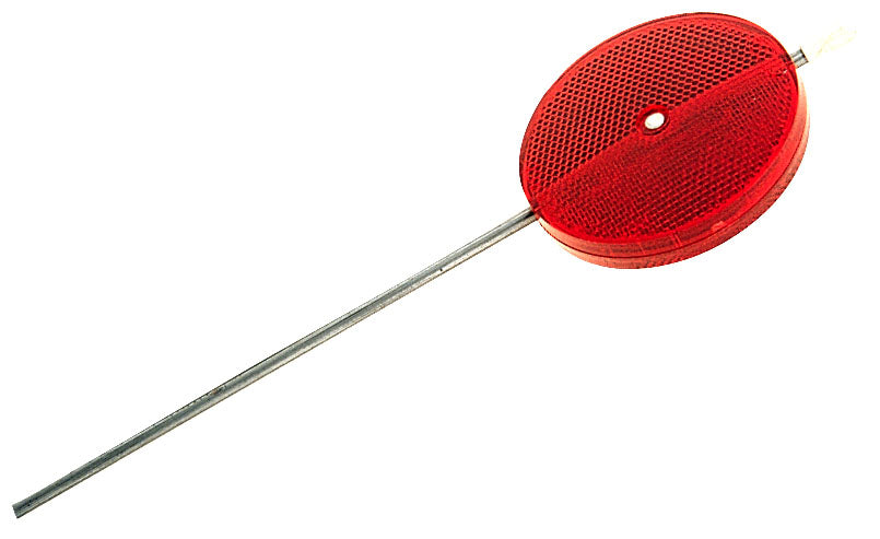 PM 461RSK 24 Pack Red Reflective Driveway Markers - High Visibility Snow Plow & Parking Lot Safety Stakes for Winter Road & Driveway Marking