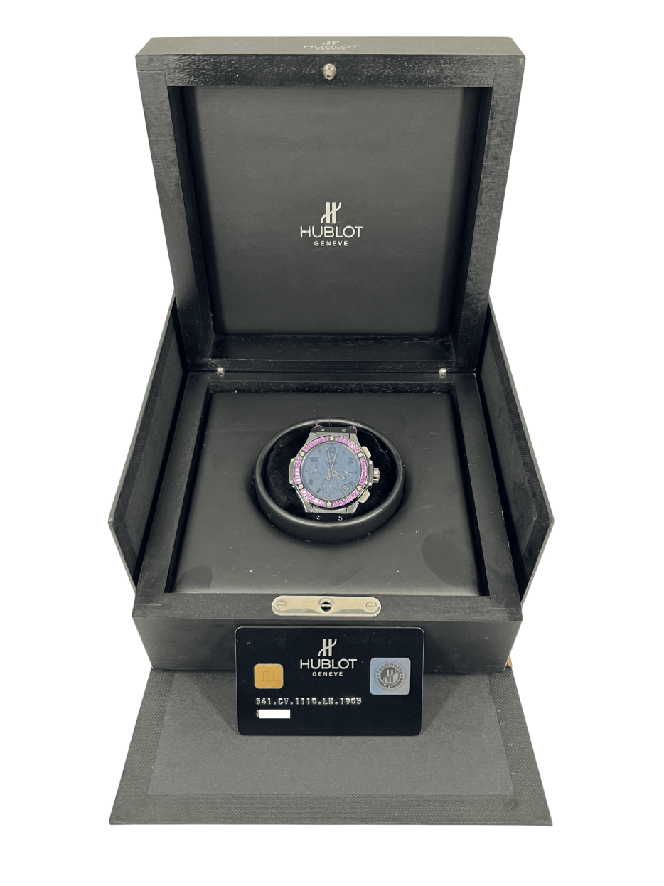 Hublot Big Bang Black Tutti Frutti Purple Ceramic & Sapphire Ladies Watch - Luxury Swiss Timepiece for Women, Perfect for Gifts, Special Occasions & Fashion Statements