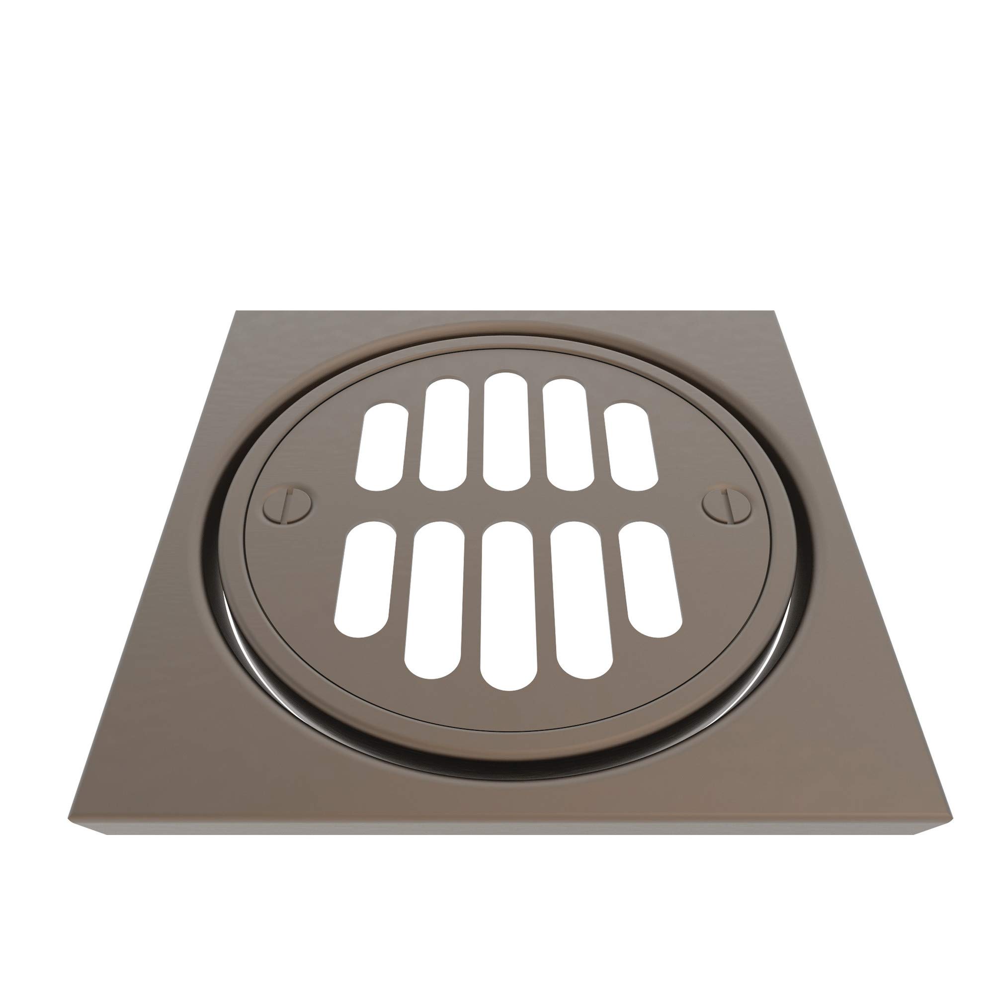 Stainless Steel Shower Drain with Hair Catcher - Anti-Clog Bathroom Drain Cover for Easy Cleaning - Perfect for Home, Hotel, and Gym Showers