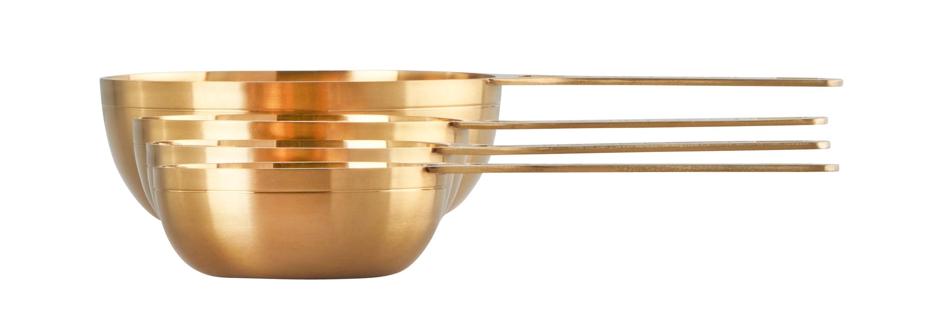 Le Creuset 4-Piece Gold Measuring Cups Set - Premium Kitchen Essentials for Baking & Cooking