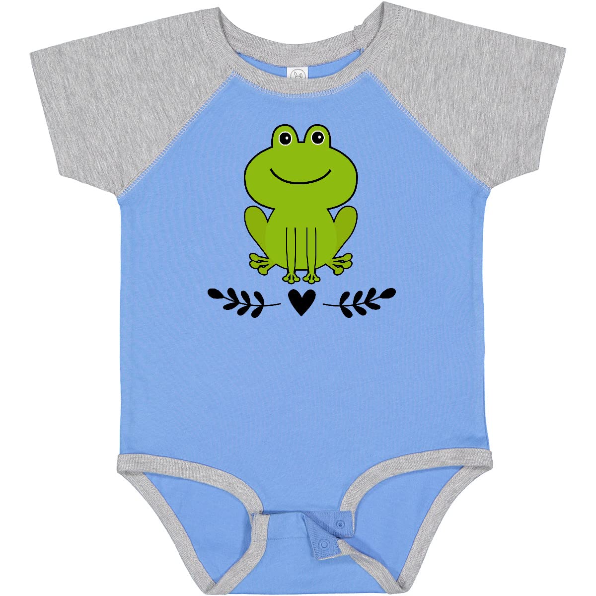 **Inktastic Frog Lover Baby Bodysuit - Cute Frog Design Outfit for Infants & Toddlers - Perfect for Playdates, Nursery, and Family Photos**