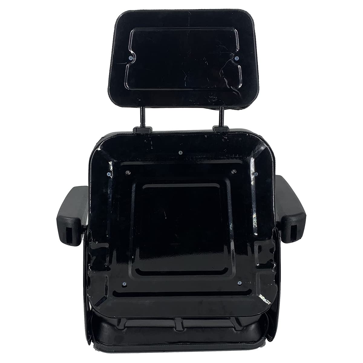 Universal Heavy-Duty Forklift Seat with Adjustable Armrest, Backrest & Headrest - Ergonomic Suspension Seat with Slide Rails - Fits Excavators, Forklifts, Tractors & Skid Steer Loaders - Ideal for Construction, Warehouse & Industrial Equipment Operators