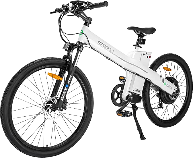 Ecotric Seagull 48V 13AH 1000W Electric Mountain Bike - 24 MPH Speed, Fat Tire E-Bike for Adults - Perfect for Commuting, Off-Road Trails & Outdoor Adventures