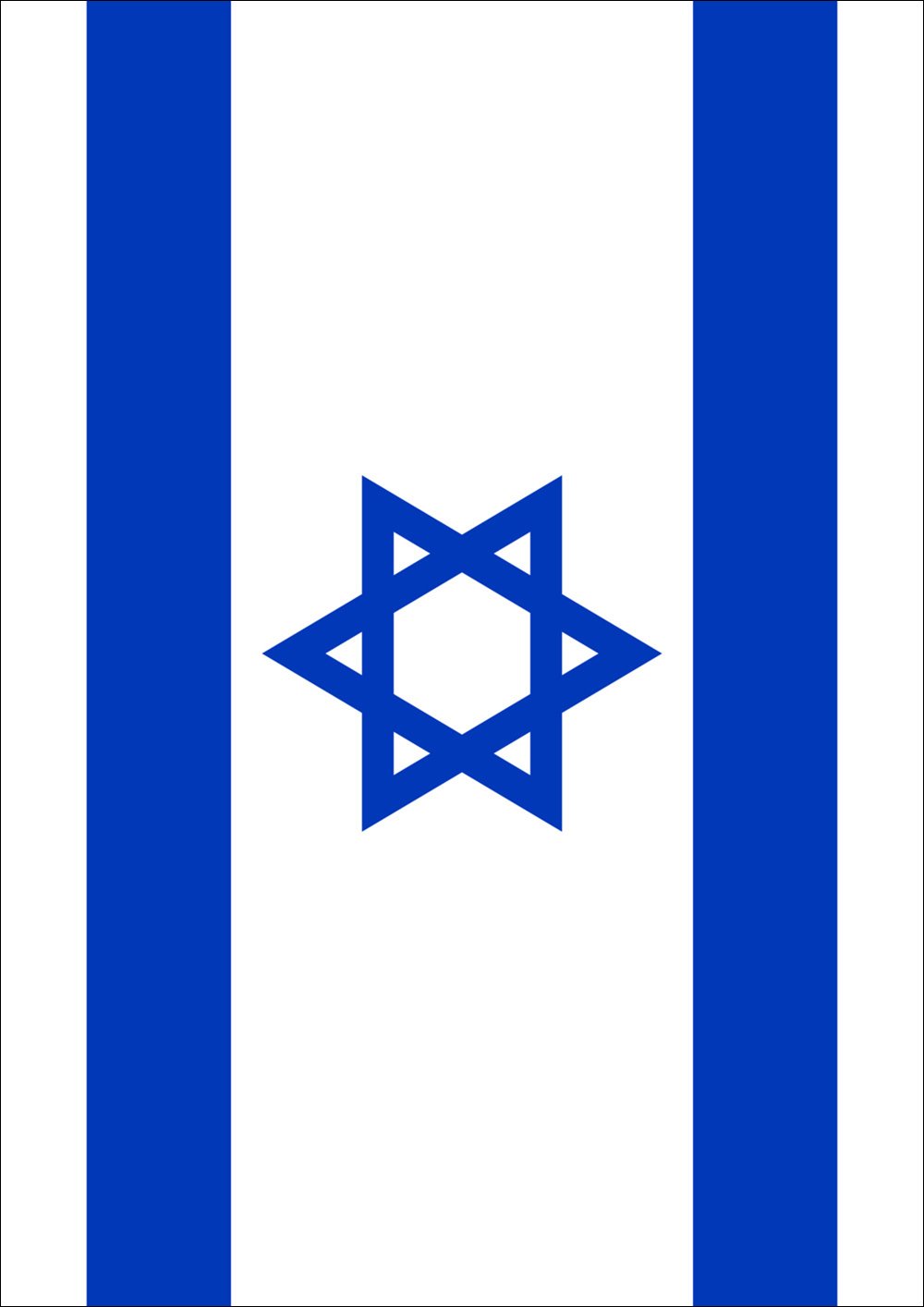 Israel Flag 28x40 Inch - Outdoor Decorative House Flag for Garden, Yard & Patio - Durable & Vibrant Colors - Perfect for National Holidays, Events & Home Decor