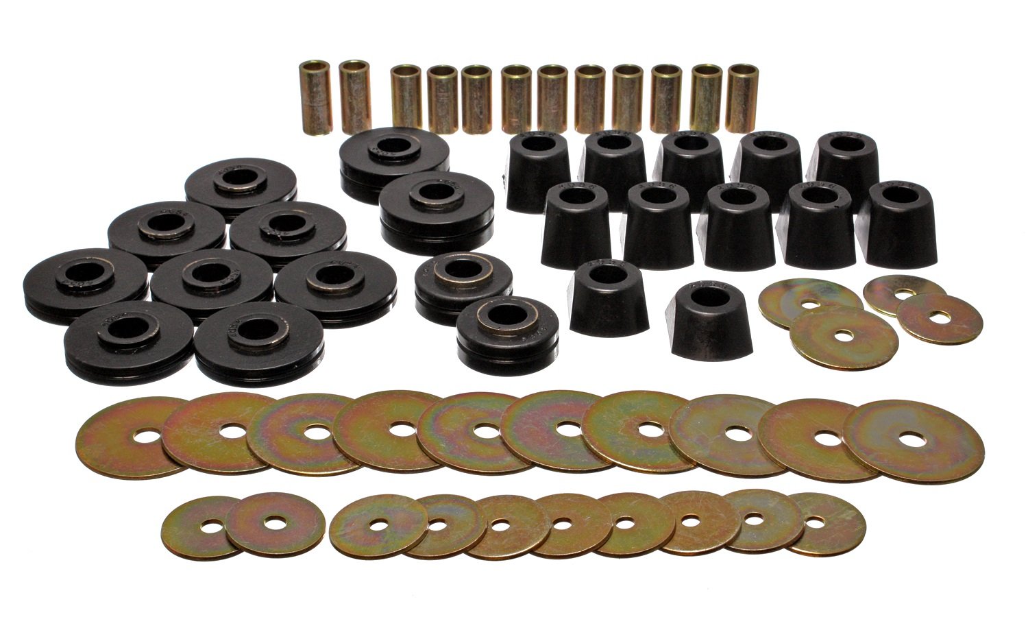 Energy Suspension 3.4110G Body Mount Set for GM Blazer 4WD - Durable Rubber Bushings & Hardware Kit - Perfect for Off-Roading, Truck Restoration & Suspension Upgrades