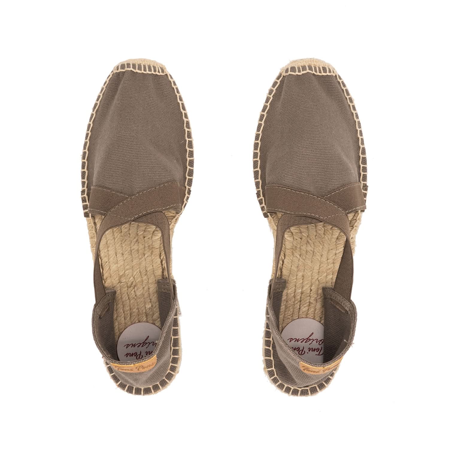 Women's Canvas Espadrille Shoes with Comfortable Jute Sole & Elastic Design - Perfect for Summer, Beach, and Casual Outings