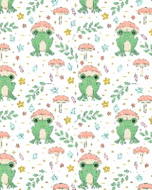 Cute Mushroom Frog Flower Diamond