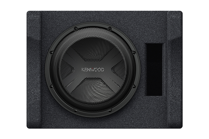 Kenwood P W3041S 12-Inch Preloaded Subwoofer Enclosure - Powerful Bass for Car Audio & Home Theater Systems | Perfect for Music Lovers & Audiophiles