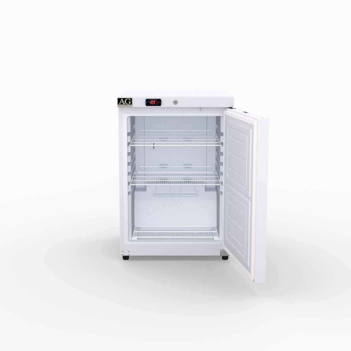 AG 200L Under Counter Single Door Light Duty Ventilated Freezer - Compact Space-Saving Design for Home, Restaurant & Commercial Kitchen Use
