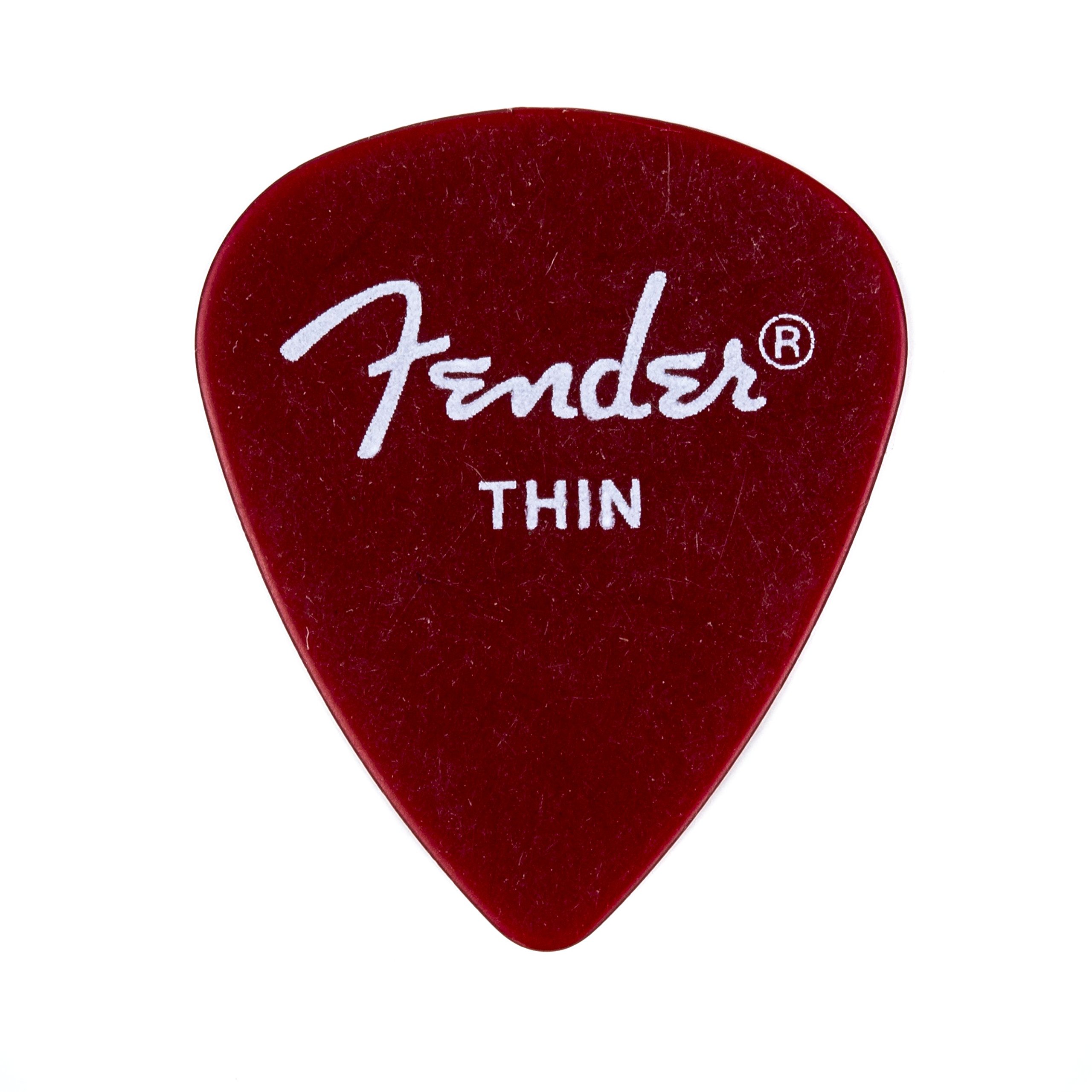 Fender California Clear Guitar Picks (12 Pack) - Premium Plectrum for Electric, Acoustic, Bass & Mandolin - Perfect for Rock, Blues & Studio Recording