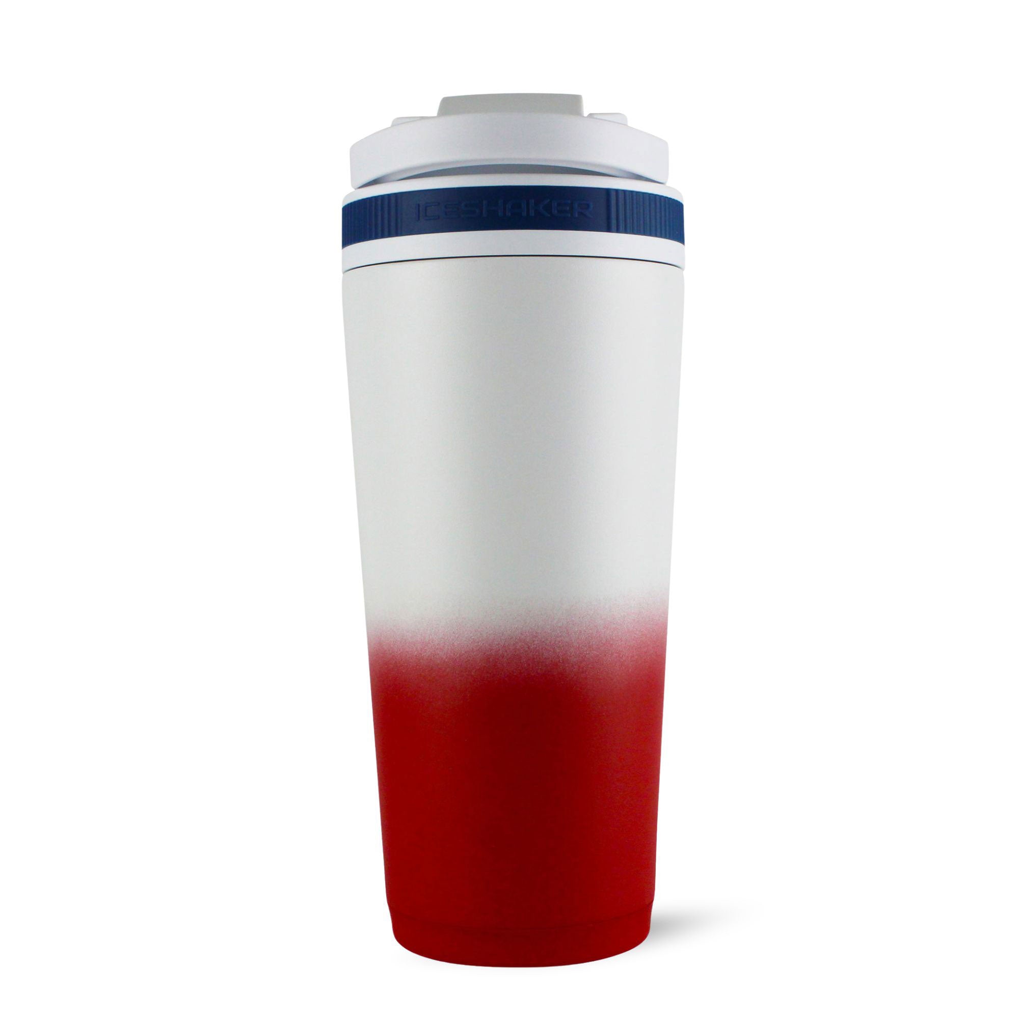 Ombre Series 26oz Shaker Bottle by Ice Shaker - Leakproof Protein Shaker Cup for Gym, Workouts & Travel - BPA-Free Stainless Steel Water Bottle with Mixing Ball - Perfect for Protein Shakes, Smoothies & Post-Workout Drinks (USA)