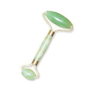 100% Genuine Natural Jade Stone Facial Roller & Massager - SPA Massage Tool for Face, Body, Head, Neck & Feet | Beauty Therapy & Slimming | Perfect for Home Spa, Relaxation & Skincare Routine