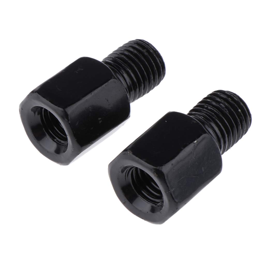 Dolity RH 8mm to 10mm Mirror Adapters for Motorcycle & Scooter - Universal Fit for Handlebar Mirrors Upgrade (Perfect for Harley, Honda, Yamaha Models)