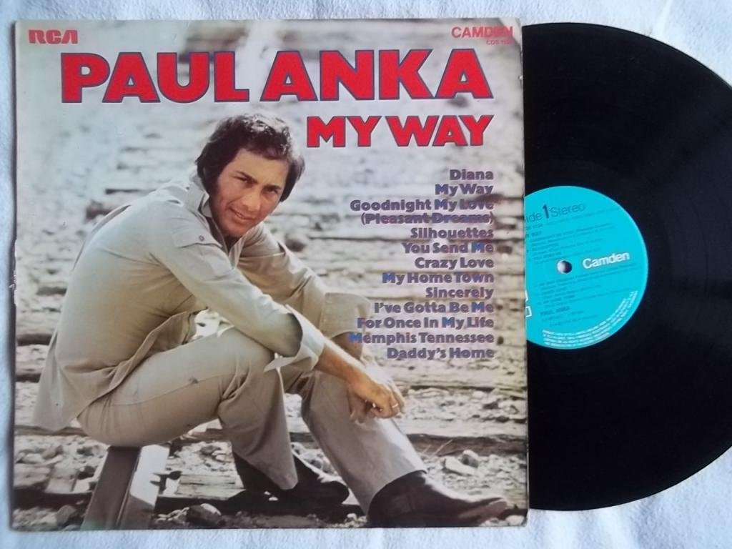 PAUL ANKA My Way Vinyl LP Record - Classic Hits, Collectible Music Album for Home, Office & Gifts (12 Inch)