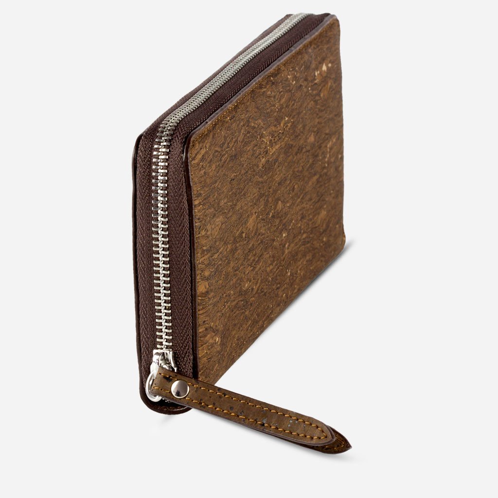 RFID Blocking Cork Long Wallet for Women – Vegan Leather Clutch Purse – Cruelty Free & Eco Friendly – Perfect for Travel, Shopping & Everyday Use